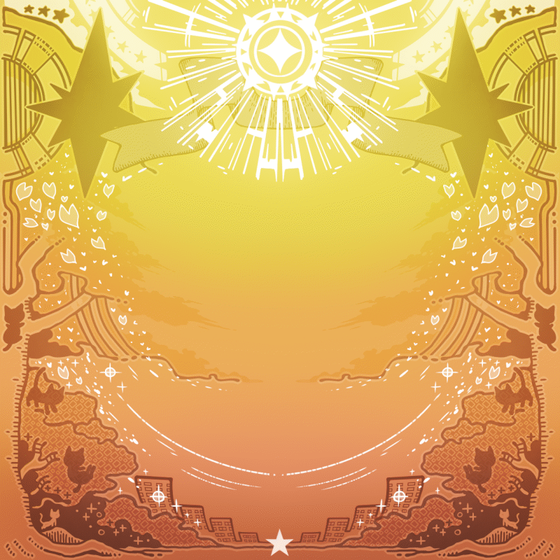 １２周年記念☆スペシャル背景（黄色ライト）