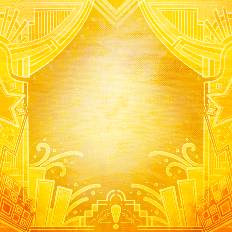 １０周年記念☆スペシャル背景　Stage Star（黄色）