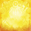 １０周年記念☆スペシャル背景　Cat Star（黄色）