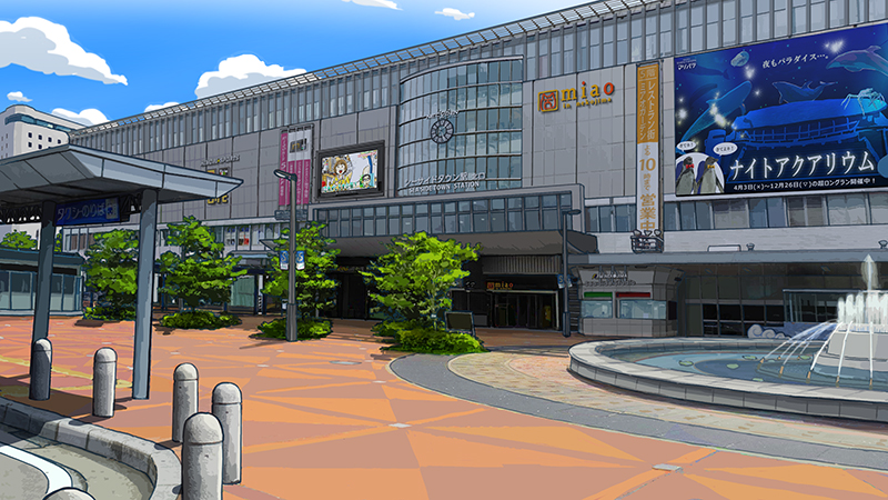 シーサイドタウン駅（昼）