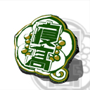 寝子島高校の校章バッジ（３年）