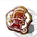 寝子島高校の校章バッジ（１年）