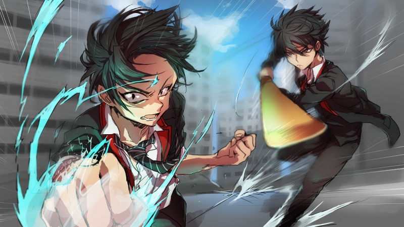 『蒼い軌道と剣閃と鴉』