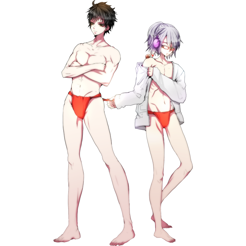 水着全身イラスト（褌）