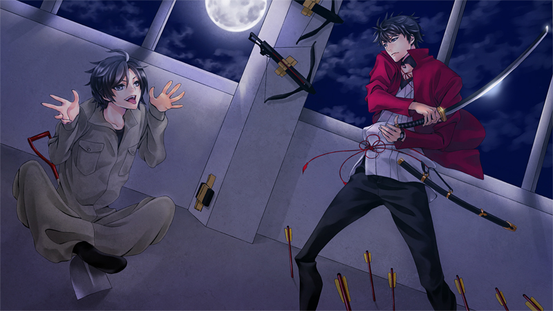 真夜中の校舎で