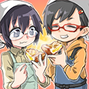 アップルパイもぐもぐ