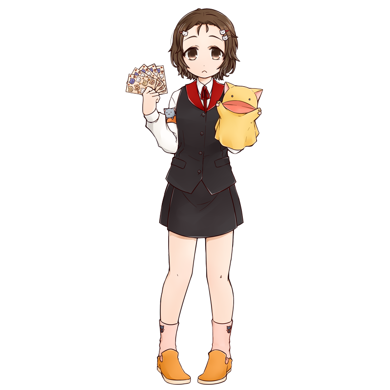 【全身】制服姿でこんにちは