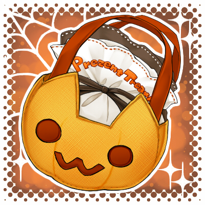 【ハロウィン】かぼちゃな手提げお菓子入れ