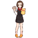 【全身】制服姿でこんにちは