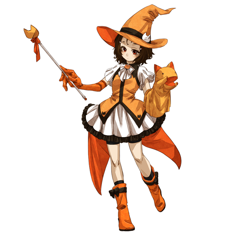 【ハロウィン】みけねこ風な魔法少女