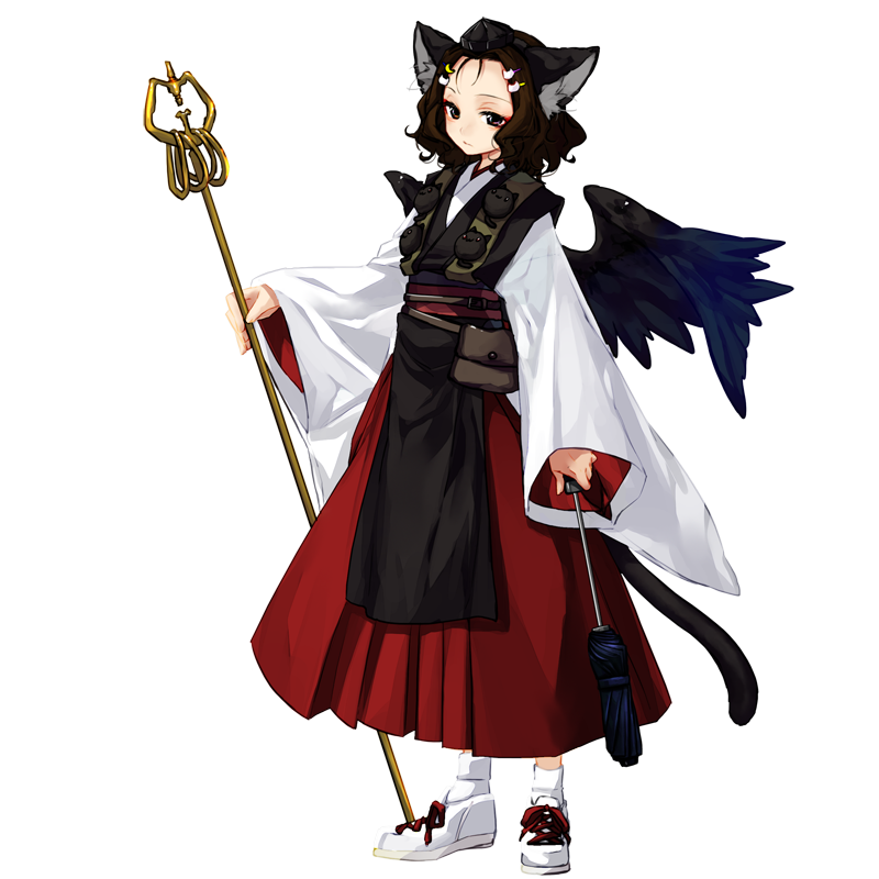 黒【猫】は藍色羽の烏天狗の仮装を得るか