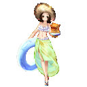 ＜拡大版＞夏の朝と、心躍らす水着姿