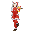 【クリスマス】ネコミミフードなサンタさん