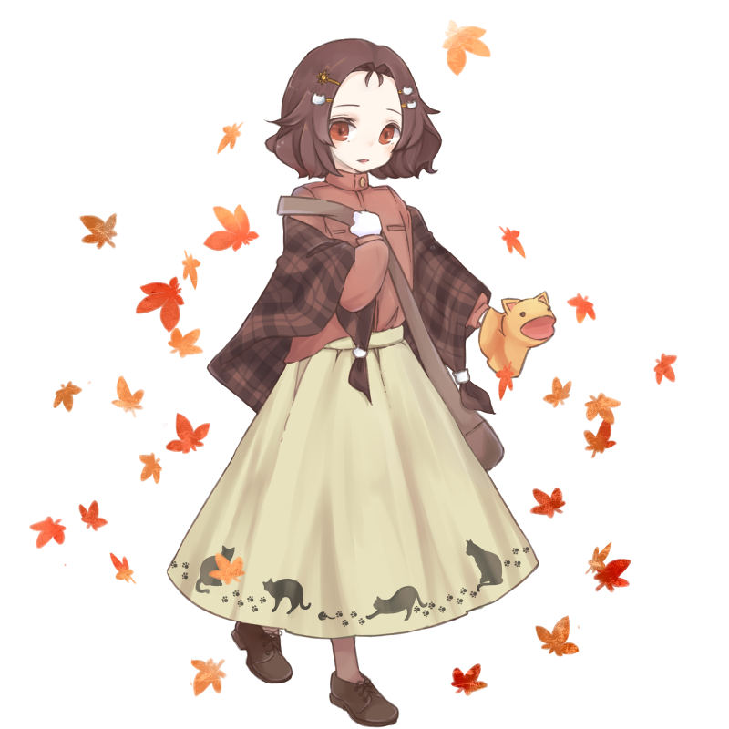 【秋】の空の下を歩く、装いは夏の朝より柔らかく