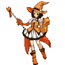 【ハロウィン】みけねこ風な魔法少女