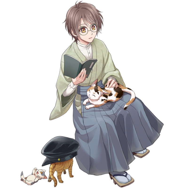 【大正浪漫】本好きの猫好き男子学生