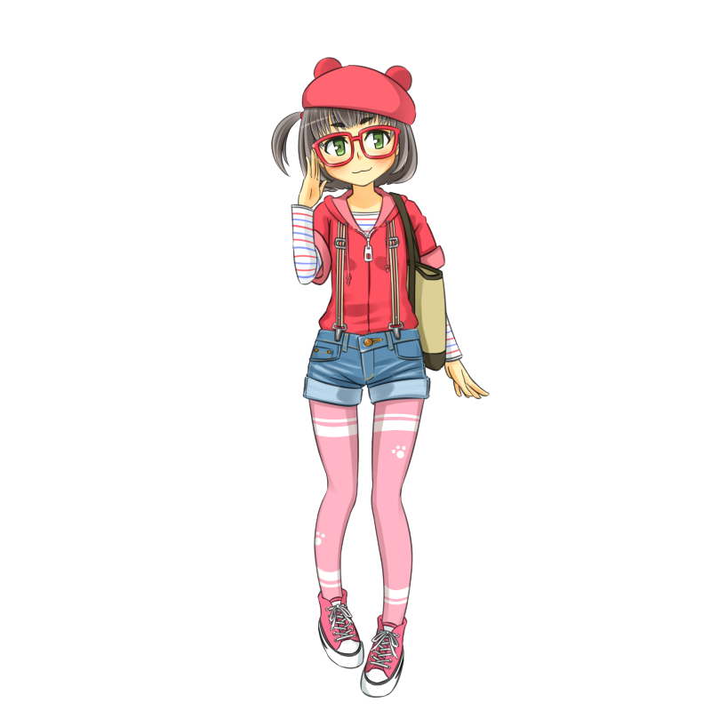 全身イラスト【私服】