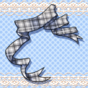 格子柄のリボン