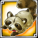 あらいぐまのヌイグルミ