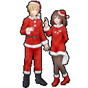 全身：ハッピークリスマス