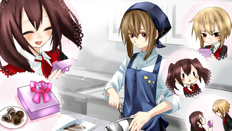 バレンタイン：スウィート／奮闘中