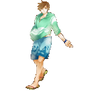 【水着】精一杯の露出