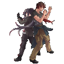 初めての背中合せ