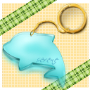 イルカのキーホルダー