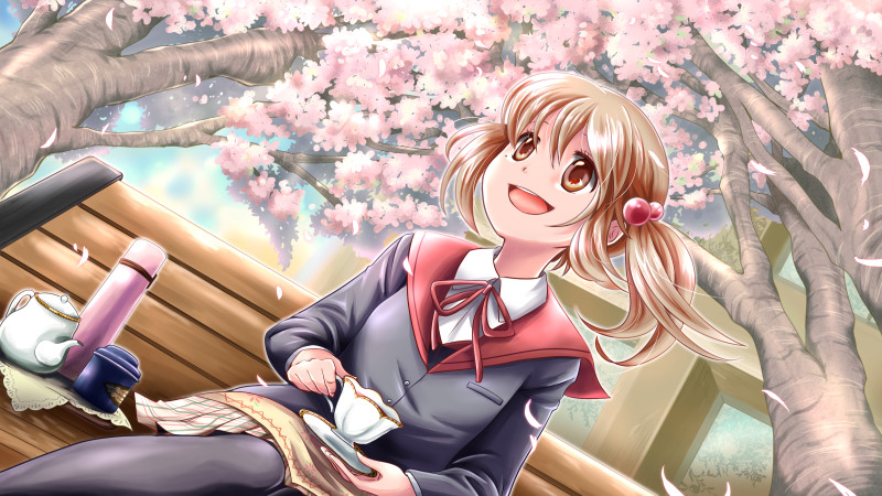 【春】おおきなさくらのきのしたで。