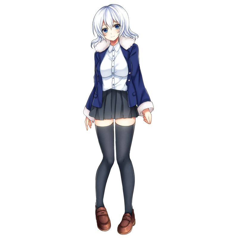 秋冬服全身イラスト