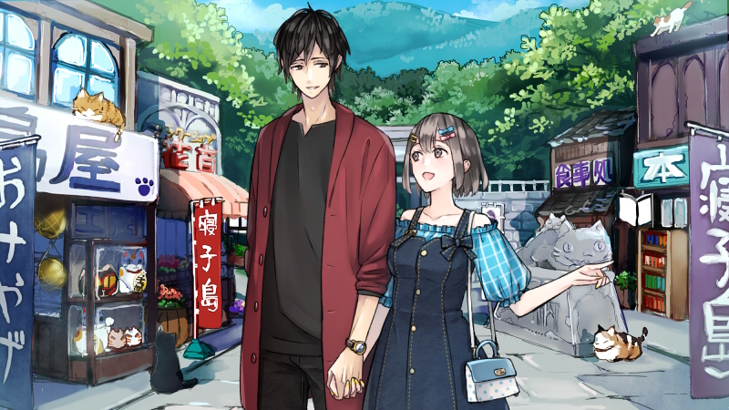 【合成】参道商店街デート