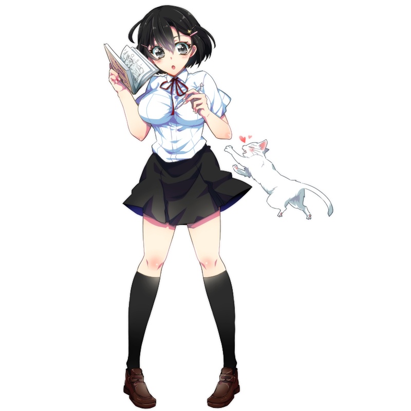 夏～猫が猫メモの絵に恋をした！？～