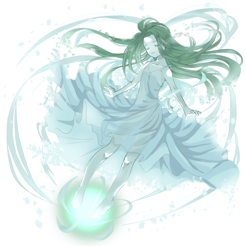 風から生まれる、晴月の全身