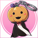 かぼちゃおばけのキーホルダー