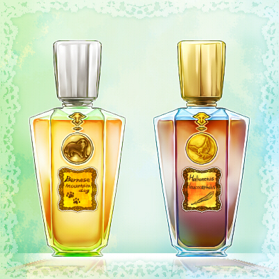 りぃひな香水瓶