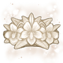 木彫りのバレッタ