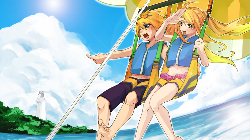夏の思い出（パラセーリング）