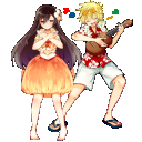 浮かれ気分でフラダンス