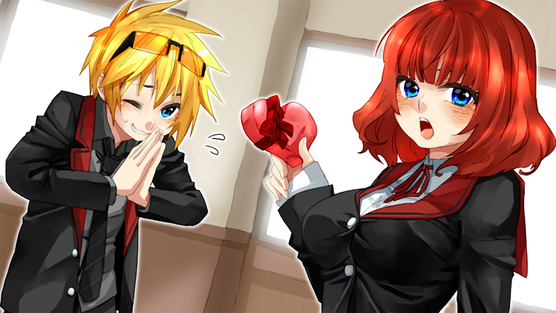 【バレンタイン／スウィート】ぎぶみーちょこれーと（ツンデレ）