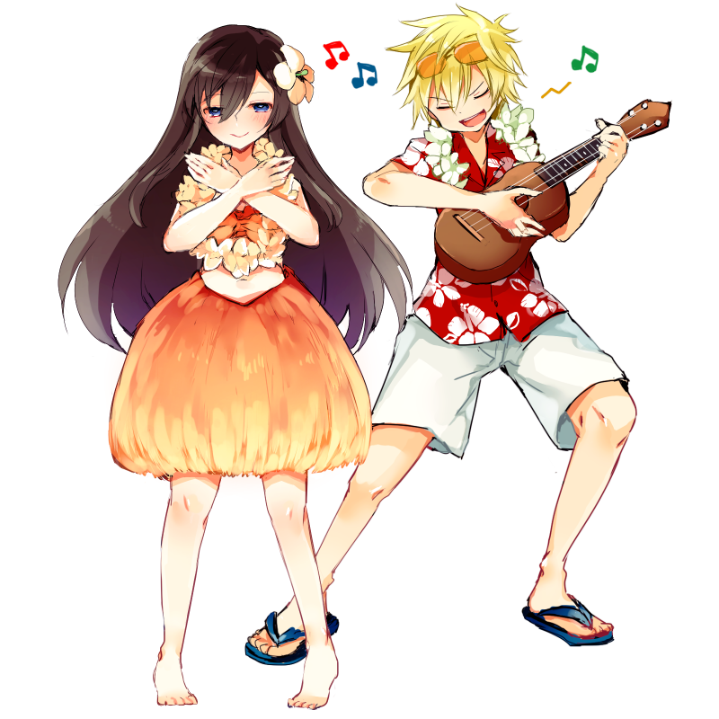 【夏】浮かれ気分でフラダンス