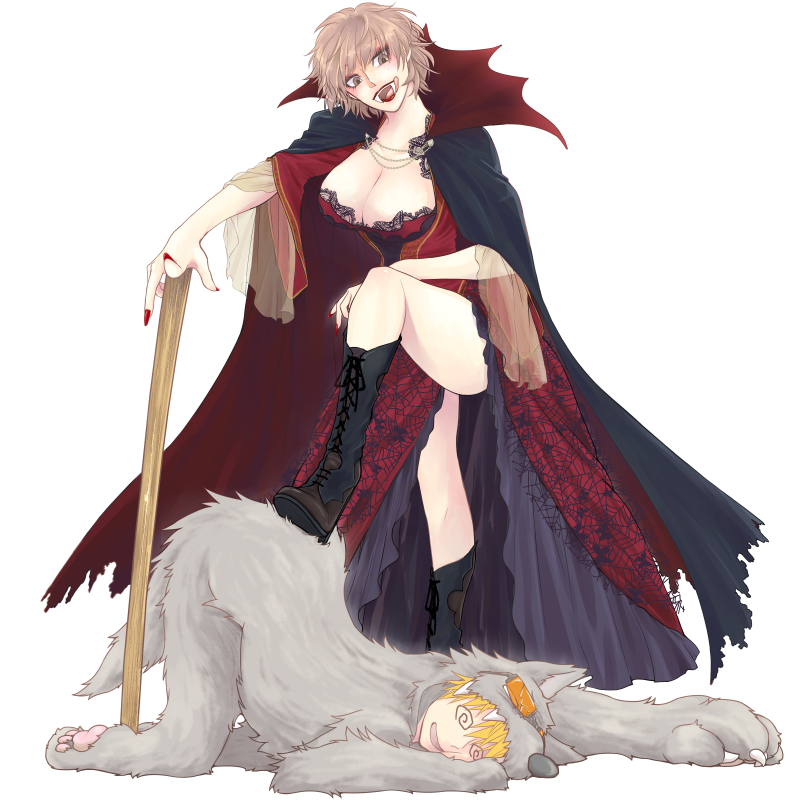 【ハロウィン】ヴァンパイアVS狼男