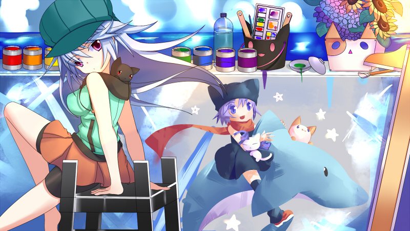 シーサイドタウン：歩道に水槽