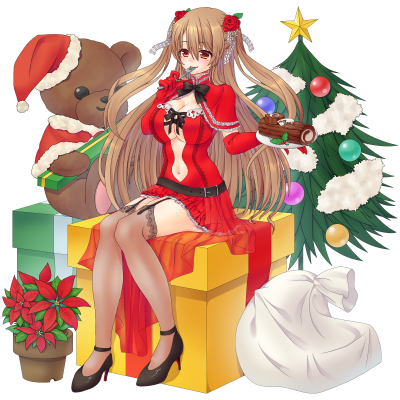 【クリスマス】サンタとケーキと…