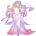 全身イラスト：花のドレス