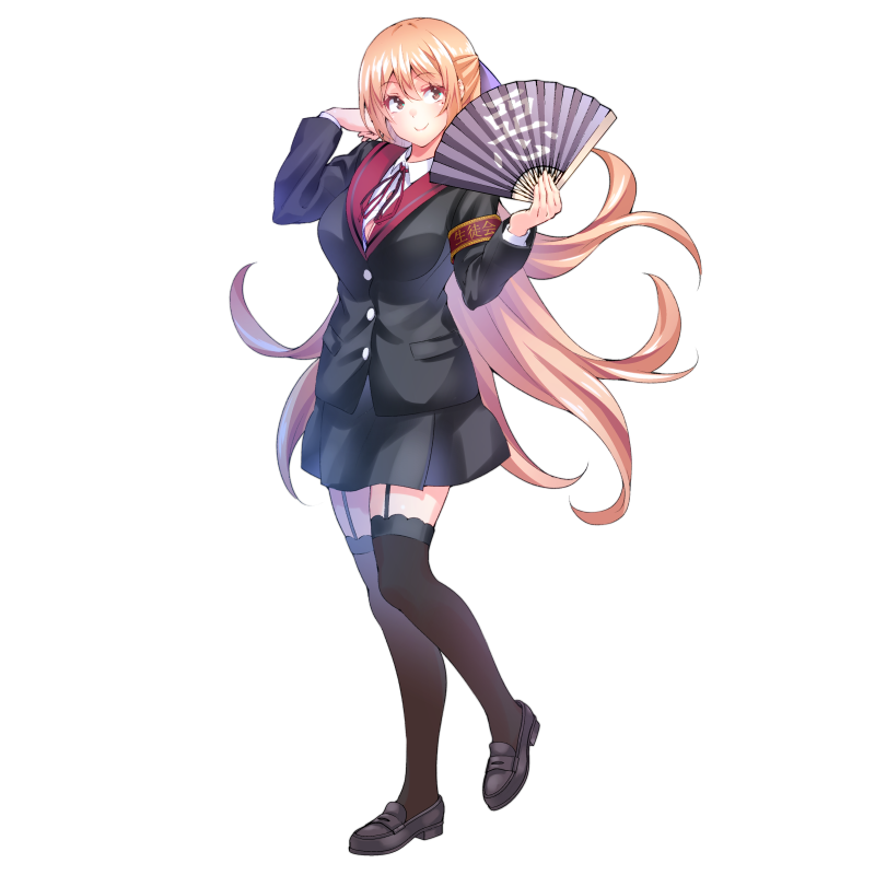 制服全身：生徒会書記