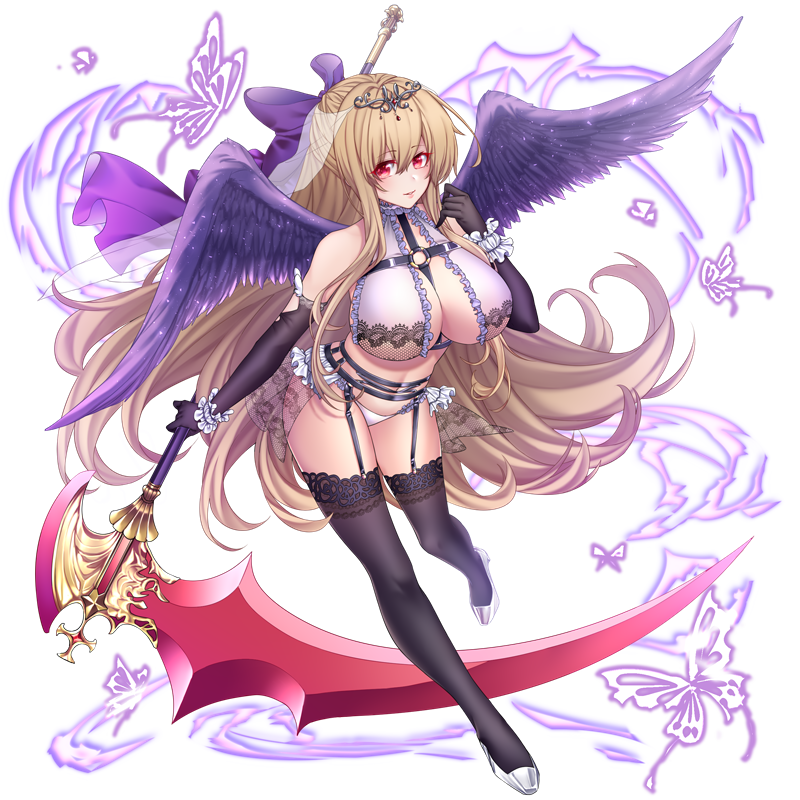 紫焔の蝶と舞う魔法少女