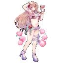 水着で【バレンタイン】