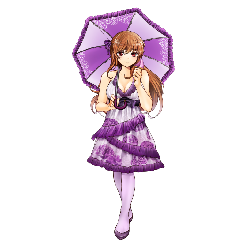 全身イラスト：夏の私服