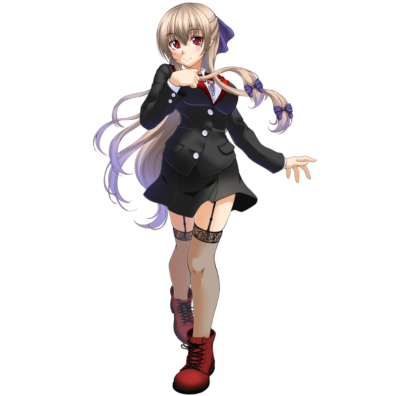 初全身イラスト：制服