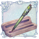 オリーブ色のボールペン